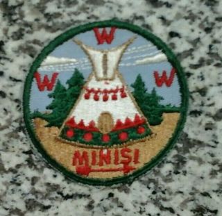 Boy Scout Oa Lodge Minisi Round Old