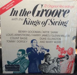 (h13) Reader’s Digest In The Groove W The Kings Of Swing 6 Record Album Box Set