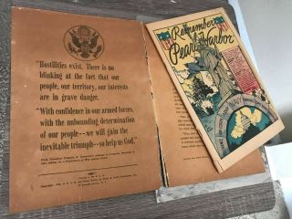 Remember Pearl Harbor: Smith & Street 1942 Uncle Sam Cover WWII Golden Age Comic 3