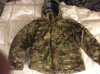 Us Army Multicam Ocp Scorpion Ecwcs Extreme Cold Wet Weather Gore - Tex Jacket