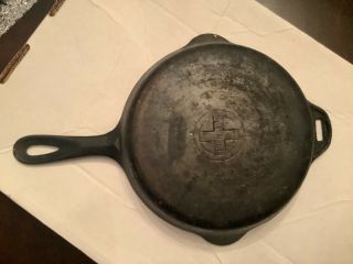 Vintage Griswold Erie Pa Cast Iron Skillet Pan Frying 8 " Double Spout