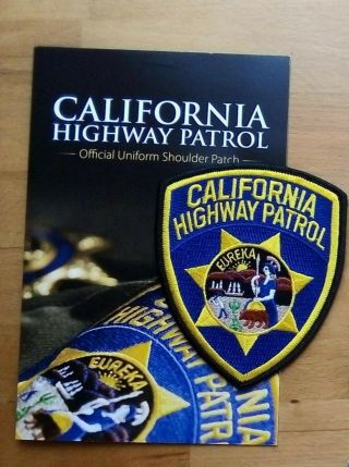 Patch Police Highway Patrol California,  Presentation Folder Booklet