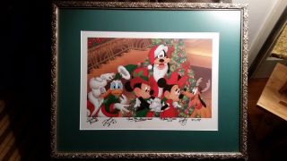 Disney Cruise Lines Mickey Mouse & Friends Authentic Signed Don Williams Print
