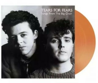 Tears For Fears Songs From The Big Chair Orange Vinyl &