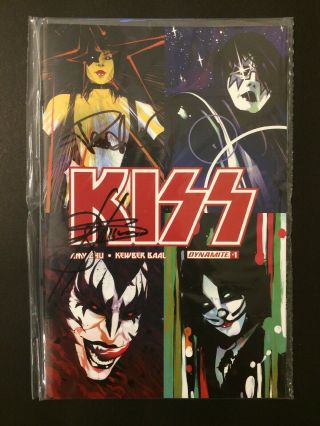 Dynamite Comics 1 Kiss Autographed / Signed By Gene Simmons & Paul Stanley 1 50