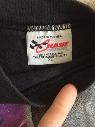 Vintage 90s Dale Earnhardt Racing T Shirt All Over Print Nascar Mens XL USA 1997 3