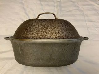 Vtg Century Silver Seal 4 Qt.  Roaster W/ Dome Lid,  1940 