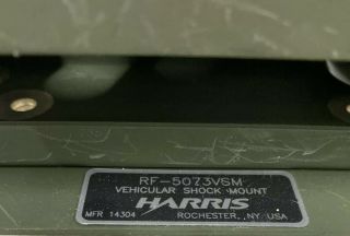 MILITARY HARRIS RADIO RF - 5073VSM VEHICULAR SHOCK ELECTRICAL EQUIPMENT MOUNT 2
