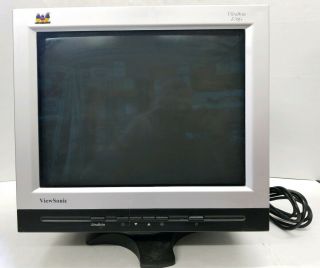 Viewsonic E70f Crt Computer Monitor Vintage Retro Gaming
