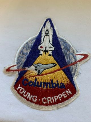 Nasa Space Shuttle Columbia Sts - 1 Young And Crippen Mission Patch