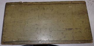 Colt Vickers WW1 30 06 ammunition box / ammo can wood,  brass,  and leather great 2