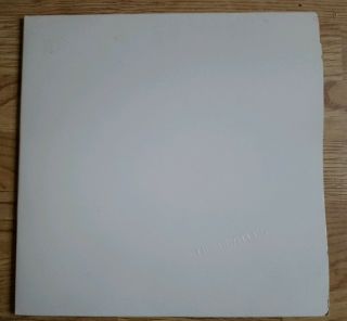 The Beatles - White Album Uk Press Double Vinyl Lp With Poster
