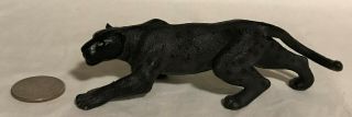 Papo Crouching Black Panther Leopard Animal Figure 2003