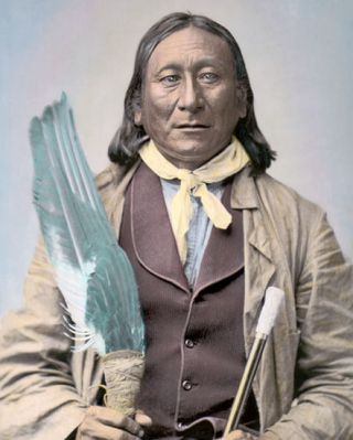 Young Man Afraid Of His Horses Native American Indian 8x10 " Color Tinted Photo