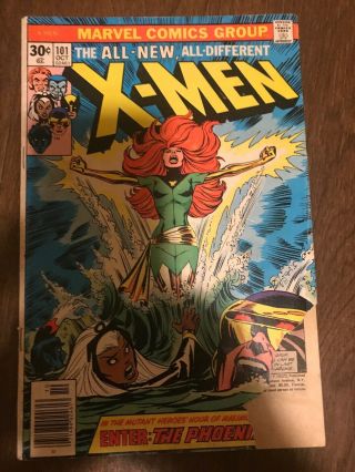 The X - Men 101 (oct 1976,  Marvel) First Appearance Phoenix