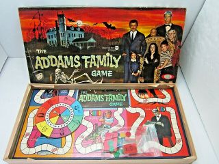 Vintage Rare 1964 The Addams Family Tv Series Board Game 1960 