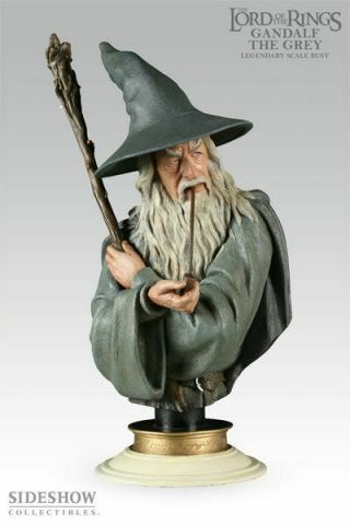 Gandalf The Grey Legendary Scale Bust Statue Sideshow Lord Of The Rings Low 1