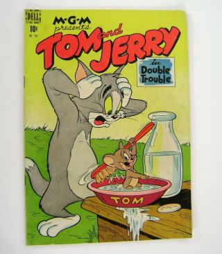 Dell Four - Color Comic Mgm Presents Tom And Jerry,  In Double Trouble 1948