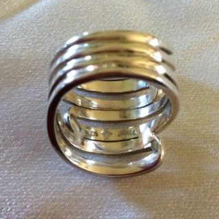 Silpada Modern Maze Ring R1532 Size 7 Sterling Silver.  925 VINTAGE 3