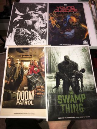 Dc Universe Exclusive Saga Swamp Thing 21 Sdcc 2019 Detective 1000 Doom Patrol C