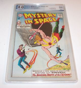 Mystery In Space 87 - Pgx Vf 8.  0 - 1965 Dc Key Silver Age Issue