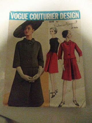 Vintage Vogue Couturier Design By Federico Forquet 1519 14 34 36