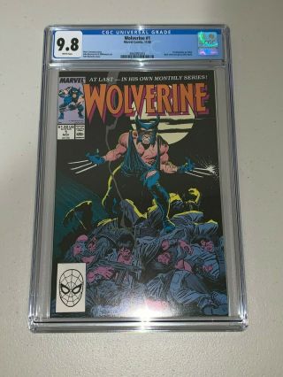 Wolverine 1 Cgc 9.  8 1988 Series