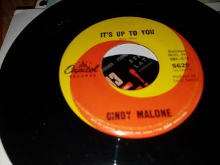 CINDY MALONE - IT ' S UP TO YOU - CAPITOL RECORDS 3