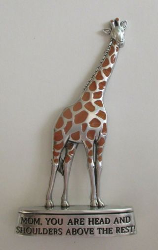 E Mom You Are Head & Shoulders Above The Rest Giraffe Mini Message Figurine Ganz