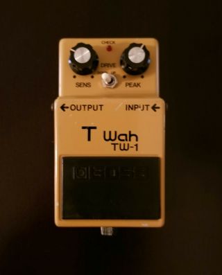 Boss Tw - 1 T Wah (touch Wah) Vintage Guitar Effects Pedal Mij 0500