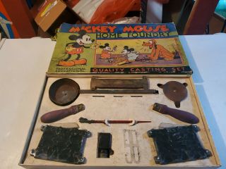 Mickey Mouse Foundry Set 1930s Walt Disney