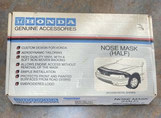 Honda Accord 1990 1991 1992 1993 Nose Mask (half) With Logo Vintage Oem
