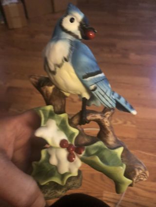 Blue Jay Bird Figurine -