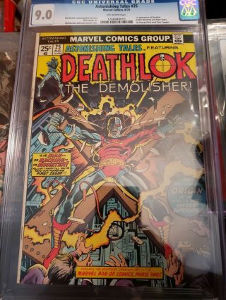 Astonishing Tales 25 Comic Book Cgc 9.  0 1st Appearance Deathlok Marvel 1974