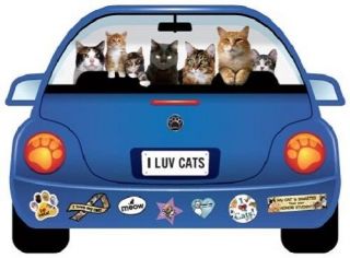 Cats - Mixed Breeds - Pupmobile Magnet