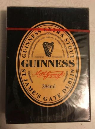 Guinness Extra Stout Beer Playing Cards St.  James Gate Deck