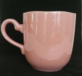 Sanrio Rare Vintage HELLO KITTY Rose Pink Luster Shiny Ceramic Child Size Mug 3