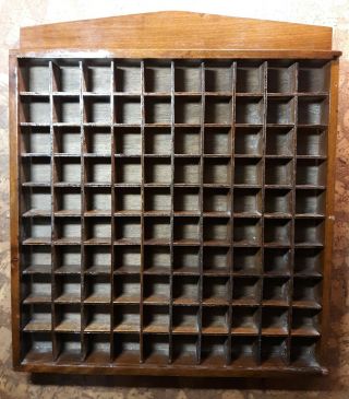Hmc Wood Thimble Rack Display Case 100 Thimbles Cracked Cover