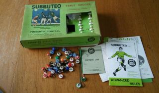 Vintage Subbuteo Set With Accessories,  Other Teams And Literature