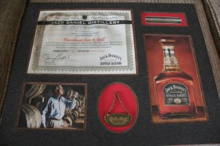 Jack Daniels Single Barrel Certificate Of Ownership 2006 Jimmy Bedford