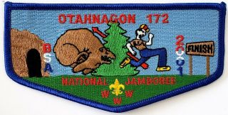Lodge 172 Otahnagon S10 2001 National Jamboree Pocket Flap Oa Bsa