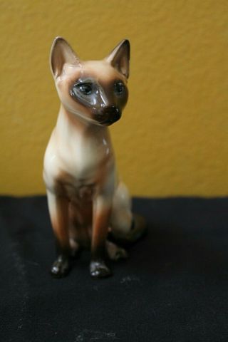 Vintage Norcrest Japan Ceramic Siamese Cat Sticker