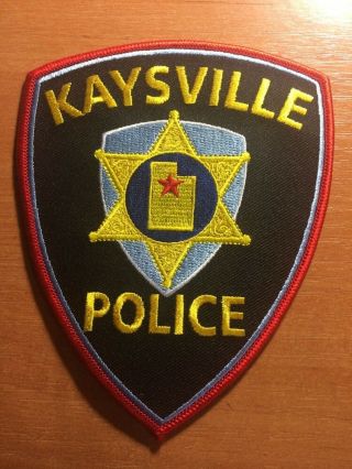 Patch Police Kaysville - Utah State