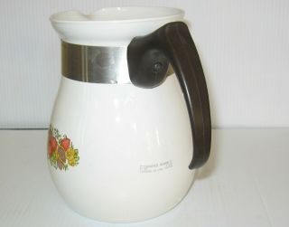 Corning Ware Stove Top Coffee Pot P - 166 Spice of Life 6 Cup 