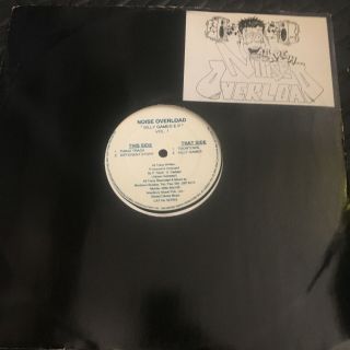 Noise Overload Silly Games E.  P Piano Track Toontown 12” Vinyl Old Skool Hardcore