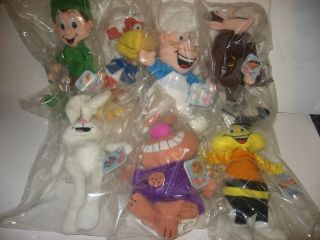 Vintage 1997 SET 7 General Mills Cereal Breakfast Babies Plush Beanbag Toy Dolls 2