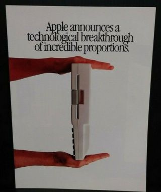 Introducing The Apple Iic Incredible Personal Computer 8 Pg.  1984 Print Ad
