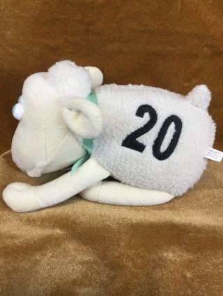 7 " Serta Counting Sheep Lamb Plush 20 Gone Green 2000 Curto Stuffed Animal Toy