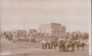 Rppc First Annual Corson County Fair Mcintosh Indians Sd Kruxo 1910 - 1920s
