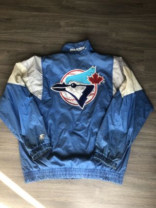 Vtg Mlb Toronto Blue Jays Starter Jacket 90 